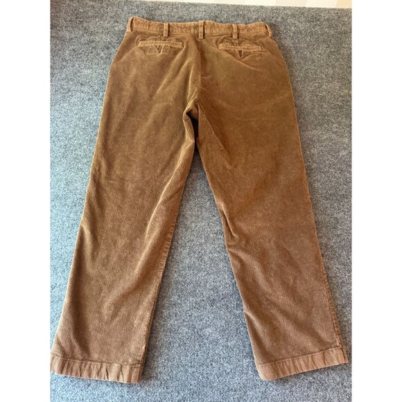 L.L. Bean Pants Mens 38x29 Stretch Country Corduroy‎ Classic Fit Plain Front - Picture 3 of 9